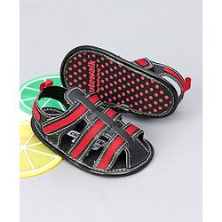 Cute Walk By Babyhug Closed Toe Sandal Style Booties - Red
