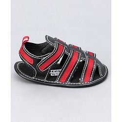 Cute Walk By Babyhug Closed Toe Sandal Style Booties - Red