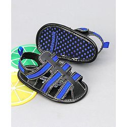 Cute Walk By Babyhug Closed Toe Sandal Style Booties - Blue