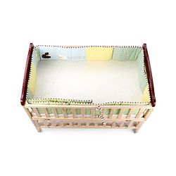 Babyhug Premium Cotton Crib Bumper Large -Farm Theme (Cot not Included)