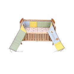 Babyhug Premium Cotton Crib Bumper Regular -Farm Theme (Cot not Included)