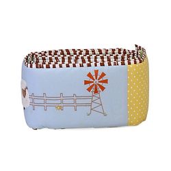 Babyhug Premium Cotton Crib Bumper Regular -Farm Theme (Cot not Included)