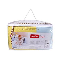 Babyhug Premium Cotton Crib Bumper Regular -Farm Theme (Cot not Included)