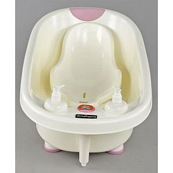 Babyhug Baby Bath Tub & Bath Sling With Bathing Mug (Colour & Design May Vary)