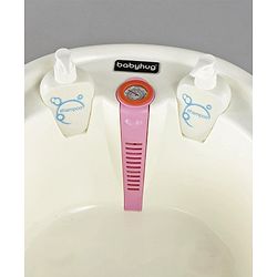 Babyhug Baby Bath Tub & Bath Sling With Bathing Mug (Colour & Design May Vary)