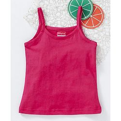 Babyhug Cotton Singlet Slip - Fuchsia
