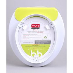 Babyhug Soft Cushioned Baby Potty Seat Sports Ball Print - Light Green
