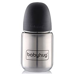 Babyhug Sterilizable Steel Feeding Bottle - 220 ml