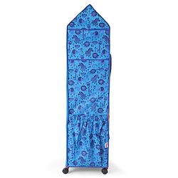 Babyhug 4 Shelved Almirah With Wheels Jungle Baby Print - Blue