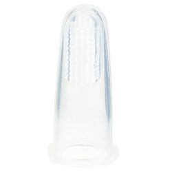 Babyhug Silicone Finger Brush With Case - Orange