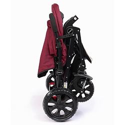 Babyhug Melody Stroller With Reversible Handle & Canopy - Maroon
