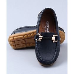 Cute walk by Babyhug Party Wear Loafers - Blue