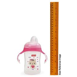 Babyhug Silicone Soft Spout Sipper With Handle Pink - 300 ml