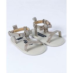Cute Walk by Babyhug Sandals Style Booties Bow Applique - Grey