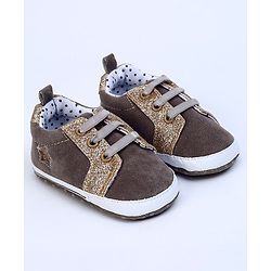 Cute Walk by Babyhug Shoes Style Booties - Brown