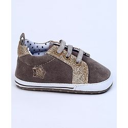 Cute Walk by Babyhug Shoes Style Booties - Brown