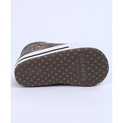 Cute Walk by Babyhug Shoes Style Booties - Brown