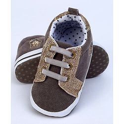 Cute Walk by Babyhug Shoes Style Booties - Brown