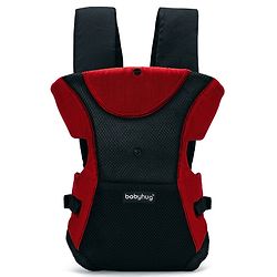 Babyhug Kangaroo Pouch 3 Way Baby Carrier - Red & Black