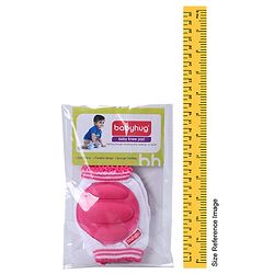 Babyhug Baby Knee & Elbow Pads White Pink (Design May Vary)