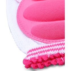 Babyhug Baby Knee & Elbow Pads White Pink (Design May Vary)