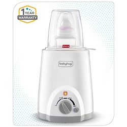Babyhug 3-1 Bottle Warmer Cum Sterilizer - White