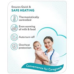 Babyhug 3-1 Bottle Warmer Cum Sterilizer - White