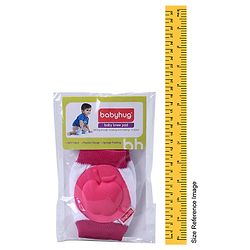 Babyhug Baby Knee & Elbow Pads White Pink (Design May Vary)