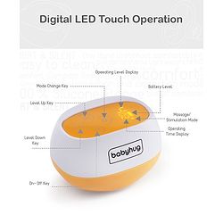 Babyhug Portable 2 in 1 Electric & Manual Breast Pump| Last Used Memory| 2 Modes| 9 Levels Each| Rechargeable & Direct Power| Anti Back Flow| Digital LED Touch| Thermosensitive Base