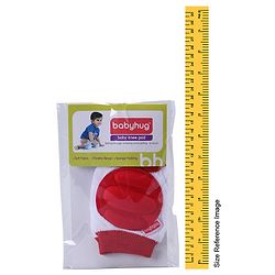 Babyhug Baby Knee & Elbow Pads White Red (Design May Vary)