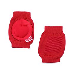 Babyhug Baby Knee & Elbow Pads  Red (Design May Vary) - 12.5 x 9 cm