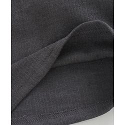 Babyhug Sleeveless Pullover Thermal Vest - Dark Grey