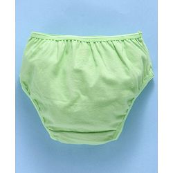 Babyhug Cotton Panties Stripped & Whale Print Pack Of 2 - Green