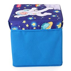 Babyhug Sto-Sit Foldable Storage Box Cum Stool - Space Adventure