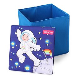 Babyhug Sto-Sit Foldable Storage Box Cum Stool - Space Adventure
