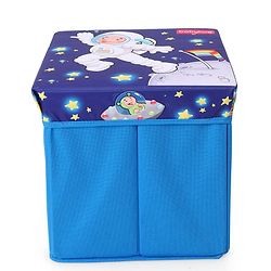Babyhug Sto-Sit Foldable Storage Box Cum Stool - Space Adventure