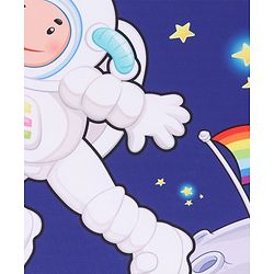 Babyhug Sto-Sit Foldable Storage Box Cum Stool - Space Adventure