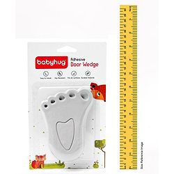Babyhug Adhesive Door Wedge - White