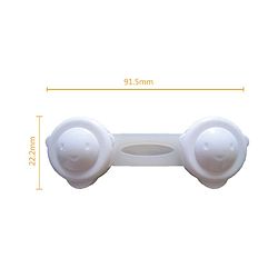 Babyhug Cabinet Latch Pack Of 2 - White