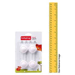 Babyhug Cabinet Latch Pack Of 2 - White