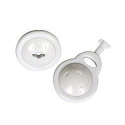 Babyhug 2 Pin Plug Protector Set Of 6 With Locking Key - White