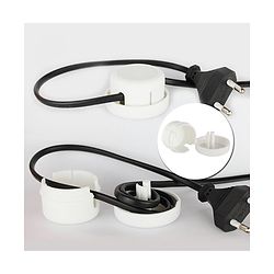 Babyhug Electric Cord Shortener Pack Of 2 - White
