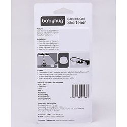 Babyhug Electric Cord Shortener Pack Of 2 - White