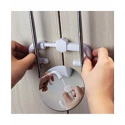 Babyhug Slide Door Lock - White