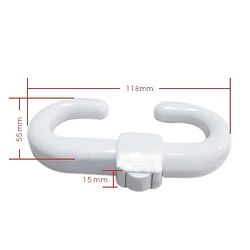 Babyhug Slide Door Lock - White