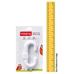 Babyhug Slide Door Lock - White