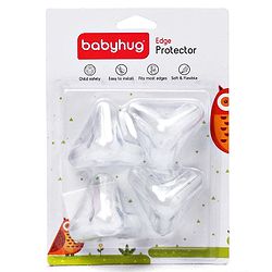 Babyhug Corner Edge Protector Pack Of 4 - White