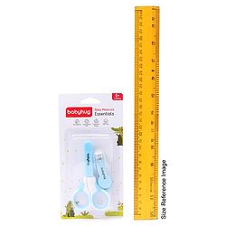 Babyhug Scissors & Nail Clipper Set - Sky Blue