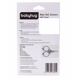Babyhug Nail Scissor With Cover - Yellow