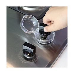 Babyhug Stove Or Oven Knob Cover - White